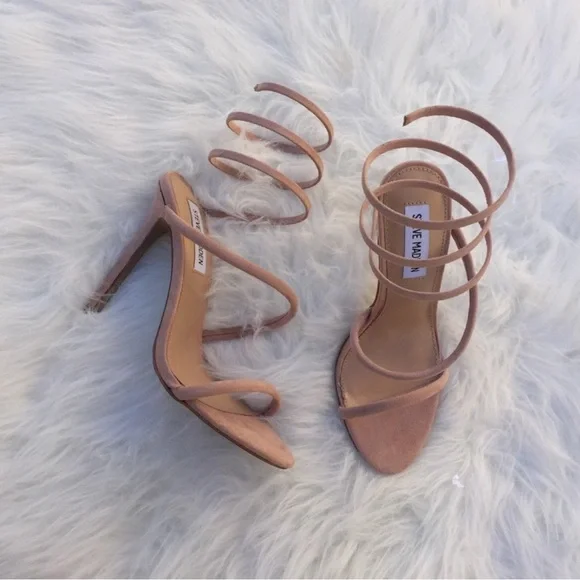 🌸Steve Madden Tiffany natural spiral Heels size 7 NEW 🌸 - Picture 5 of 13